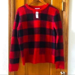 Old Navy red and black women’s sweater (size small)